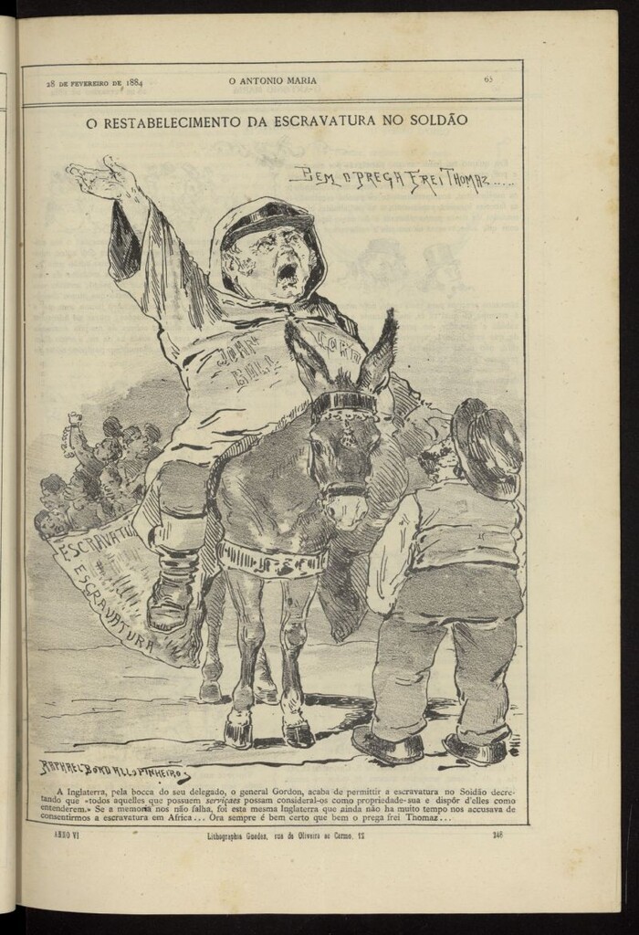 Miniatura de O António Maria del 28 de febrero de 1884, nº 248