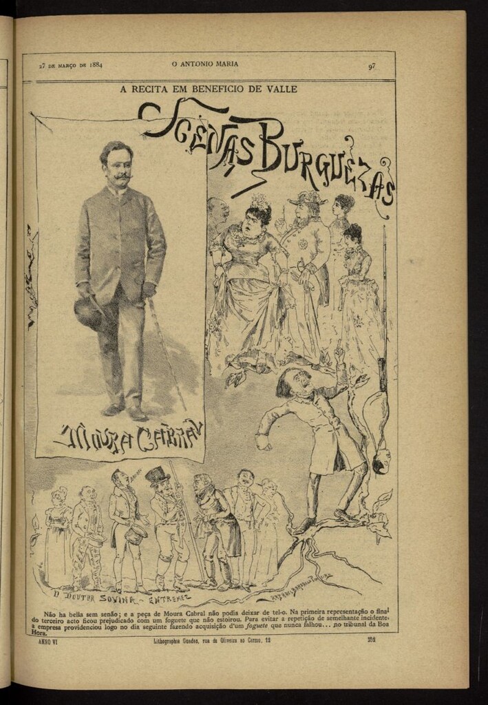 Miniatura de O António Maria del 27 de marzo de 1884, nº 252