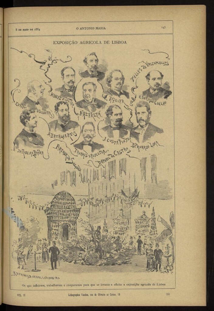 Miniatura de O António Maria del 8 de mayo de 1884, nº 258