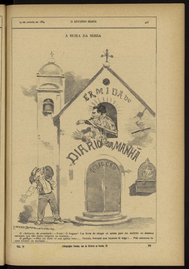 Miniatura de O António Maria del 14 de agosto de 1884, nº 272