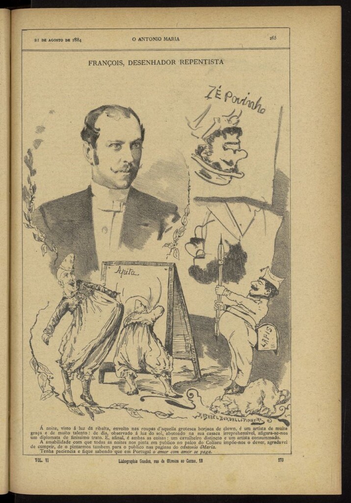 Miniatura de O António Maria del 21 de agosto de 1884, nº 273