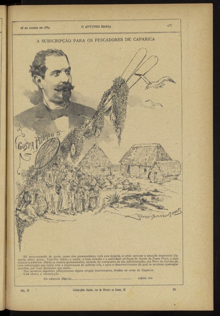 Miniatura de O António Maria del 28 de agosto de 1884, nº 274