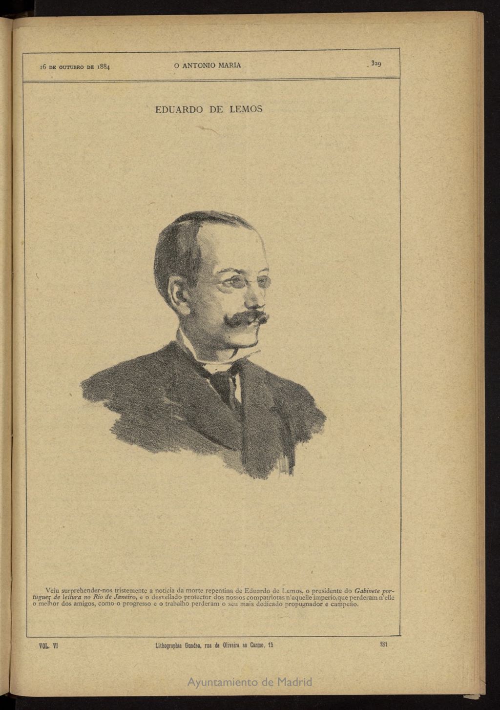 Miniatura de O António Maria del 16 de octubre de 1884, nº 281
