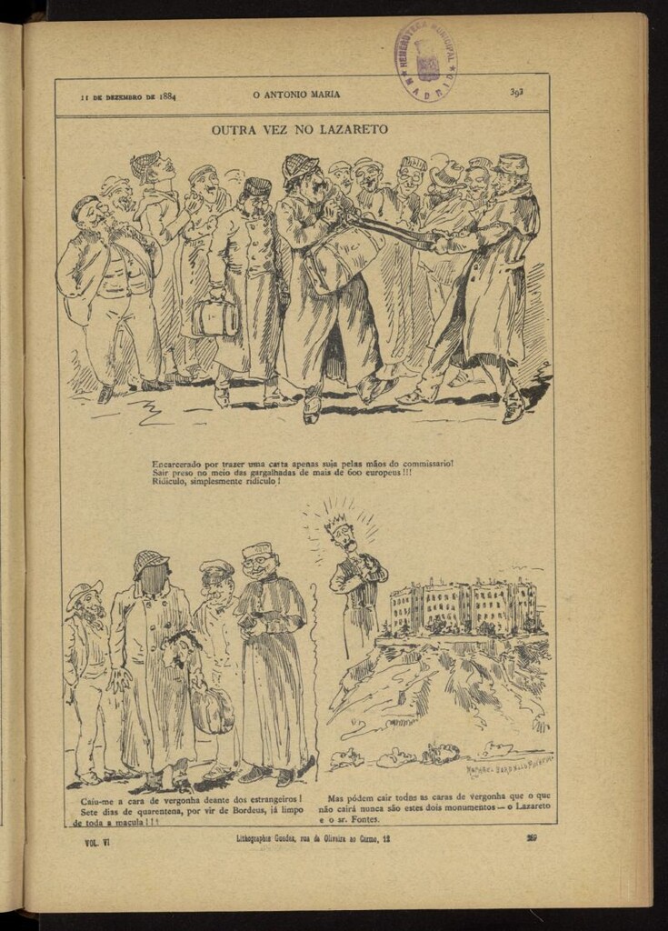Miniatura de O António Maria del 11 de diciembre de 1884, nº 289
