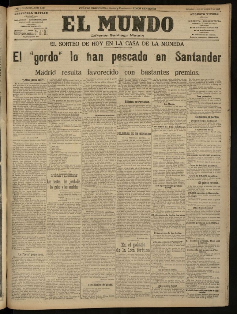 Miniatura de El Mundo del 22 de diciembre de 1917