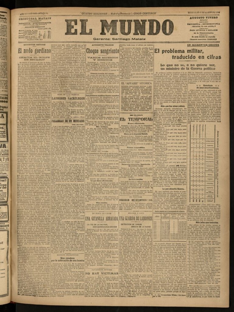 Miniatura de El Mundo del 6 de marzo de 1918