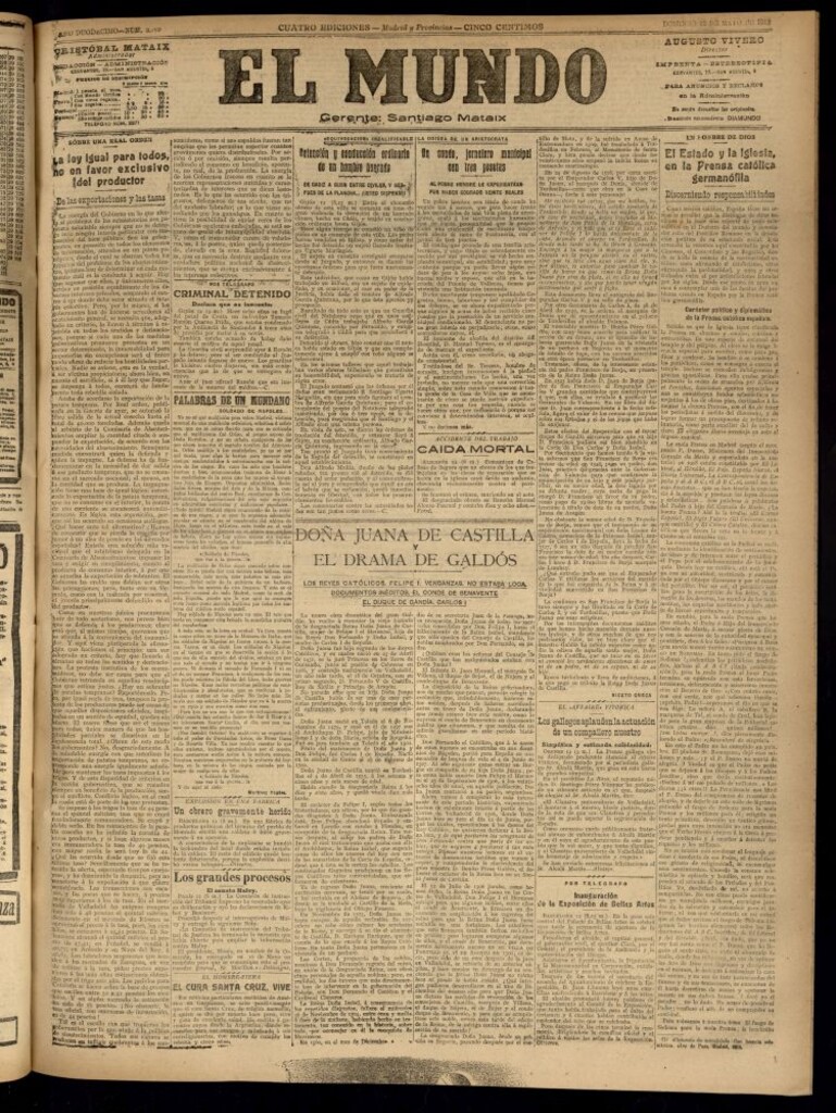 Miniatura de El Mundo del 12 de mayo de 1918