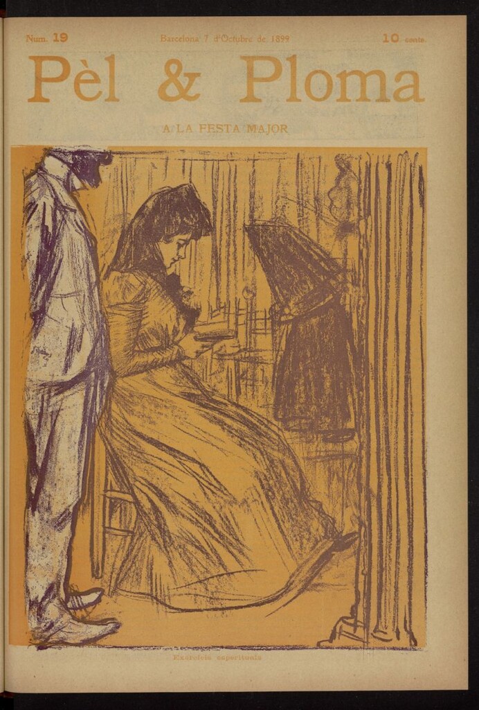 Miniatura de Pel & Ploma del 7 de octubre de 1899, nº 19