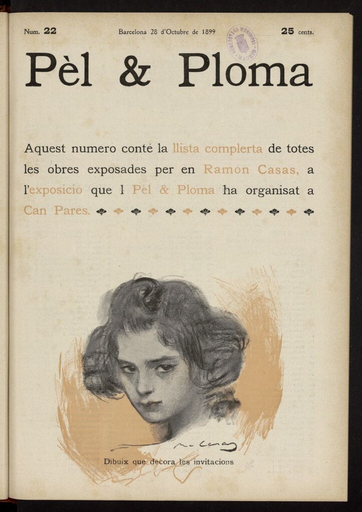 Miniatura de Pel & Ploma del 28 de octubre de 1899, nº 22