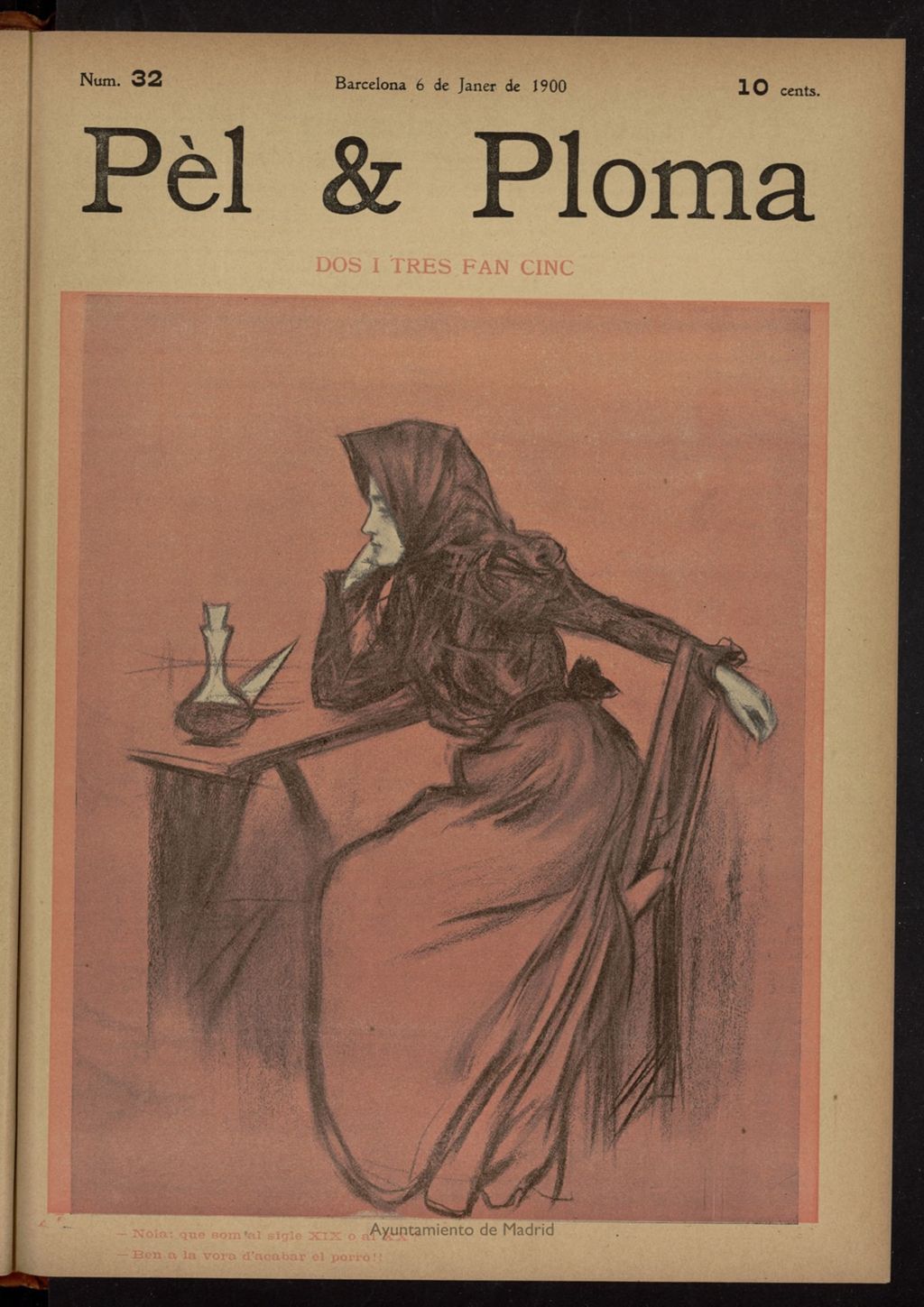 Miniatura de Pel & Ploma del 6 de enero de 1900, nº 32