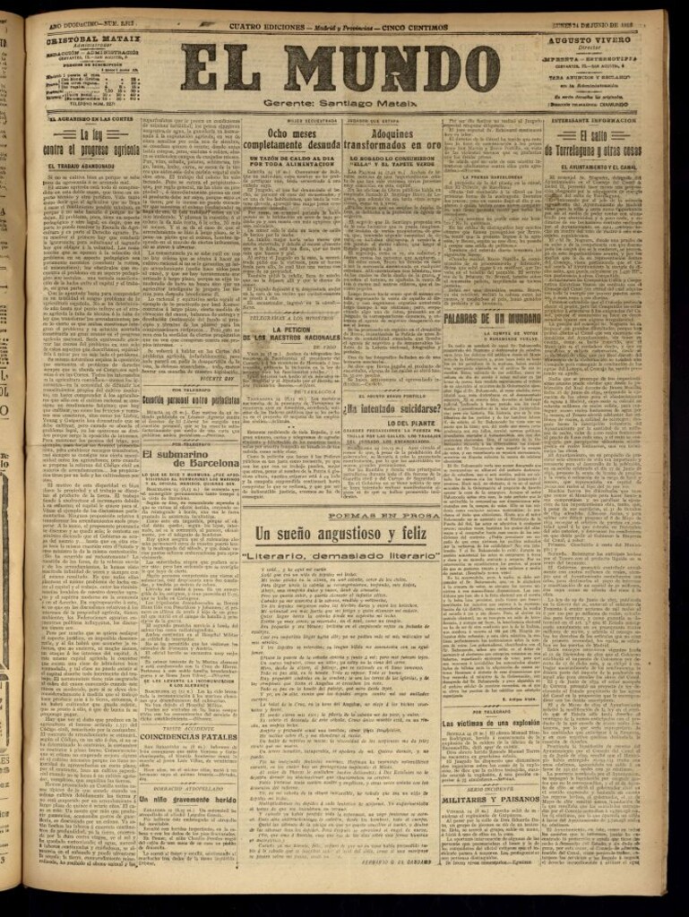 Miniatura de El Mundo del 24 de junio de 1918
