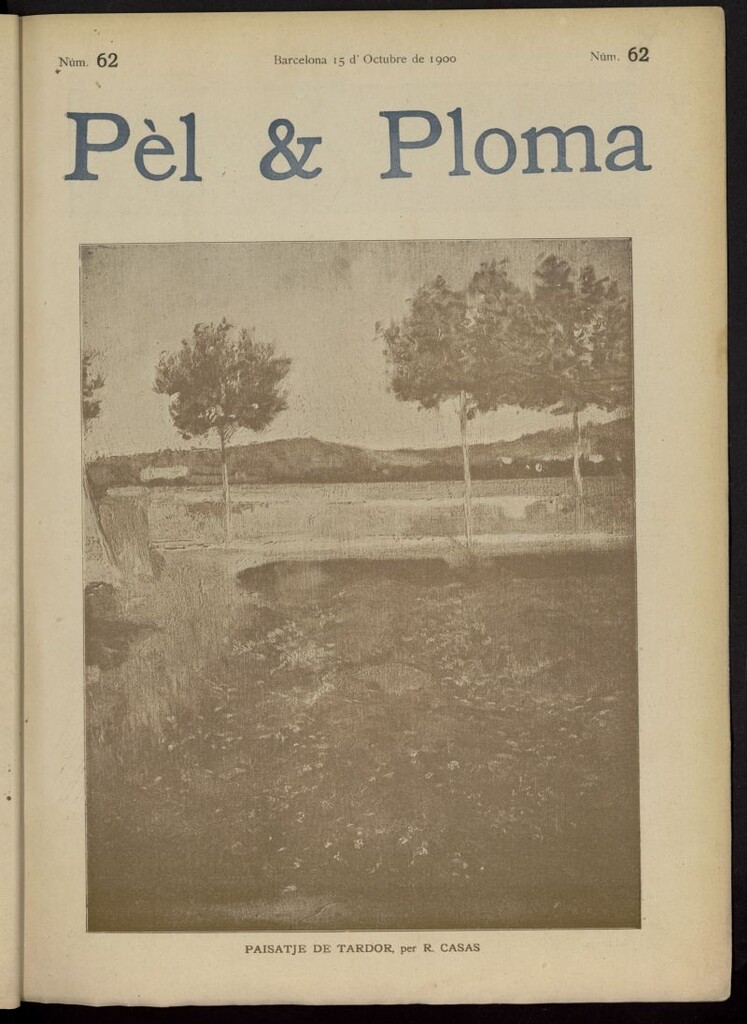 Miniatura de Pel & Ploma del 15 de octubre de 1900, nº 62