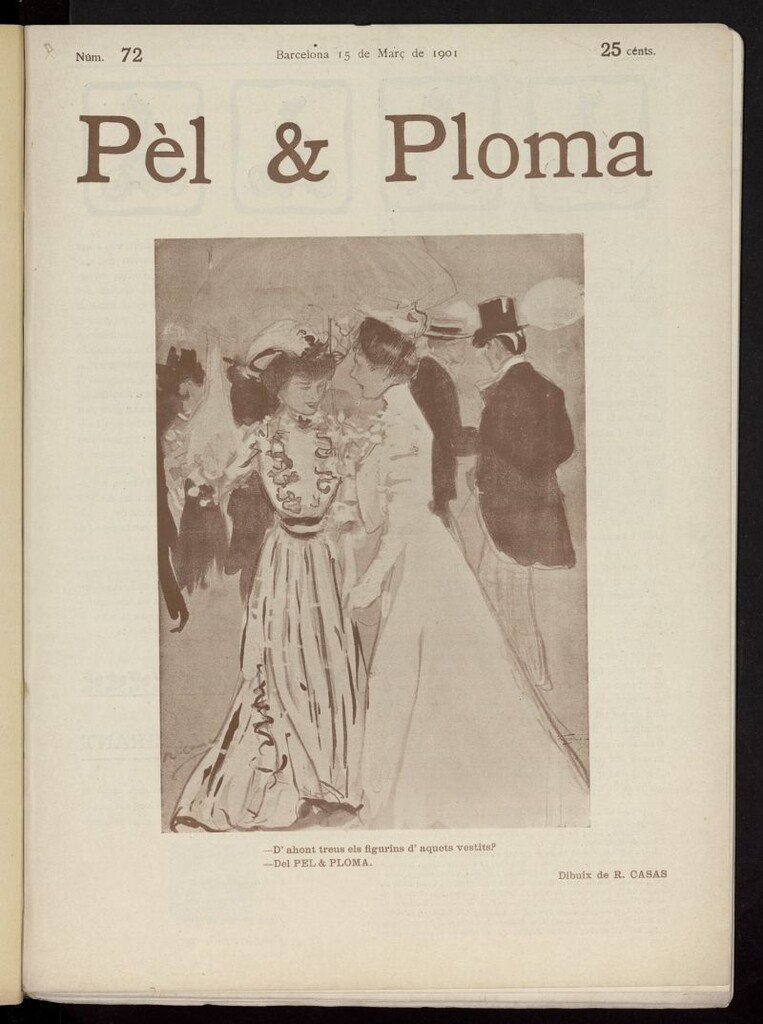 Miniatura de Pel & Ploma del 15 de marzo de 1901, nº 72