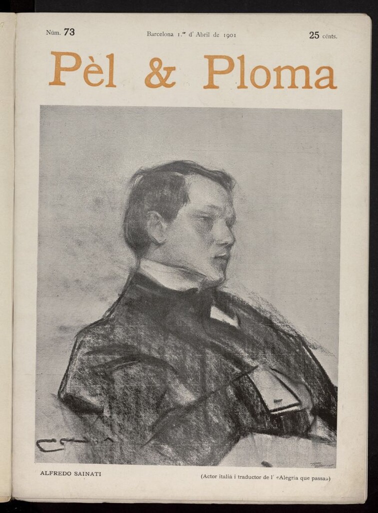 Miniatura de Pel & Ploma del 1 de abril de 1901, nº 73