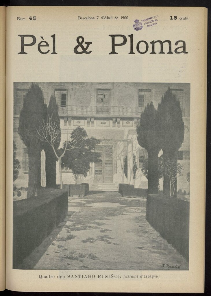 Miniatura de Pel & Ploma del 7 de abril de 1900, nº 45