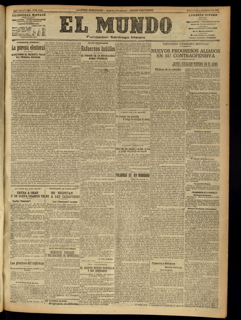 Miniatura de El Mundo del 24 de julio de 1918