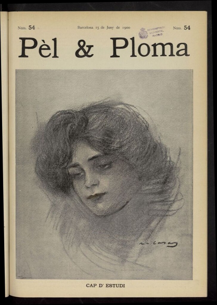 Miniatura de Pel & Ploma del 15 de junio de 1900, nº 54