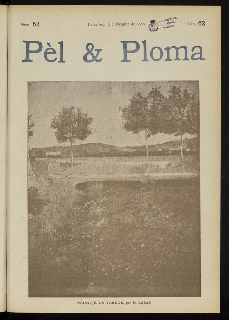 Miniatura de Pel & Ploma del 15 de octubre de 1900, nº 62
