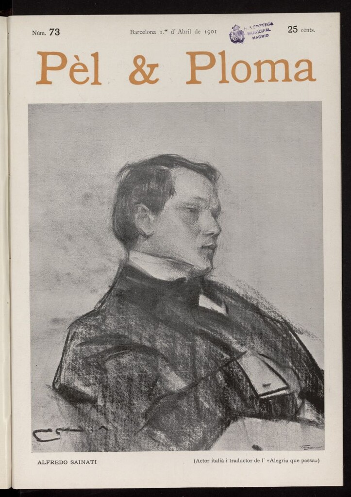 Miniatura de Pel & Ploma del 1 de abril de 1901, nº 73