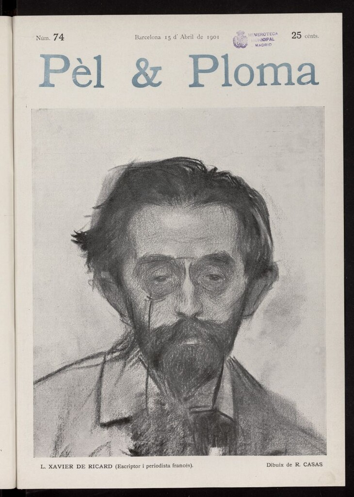 Miniatura de Pel & Ploma del 15 de abril de 1901, nº 74