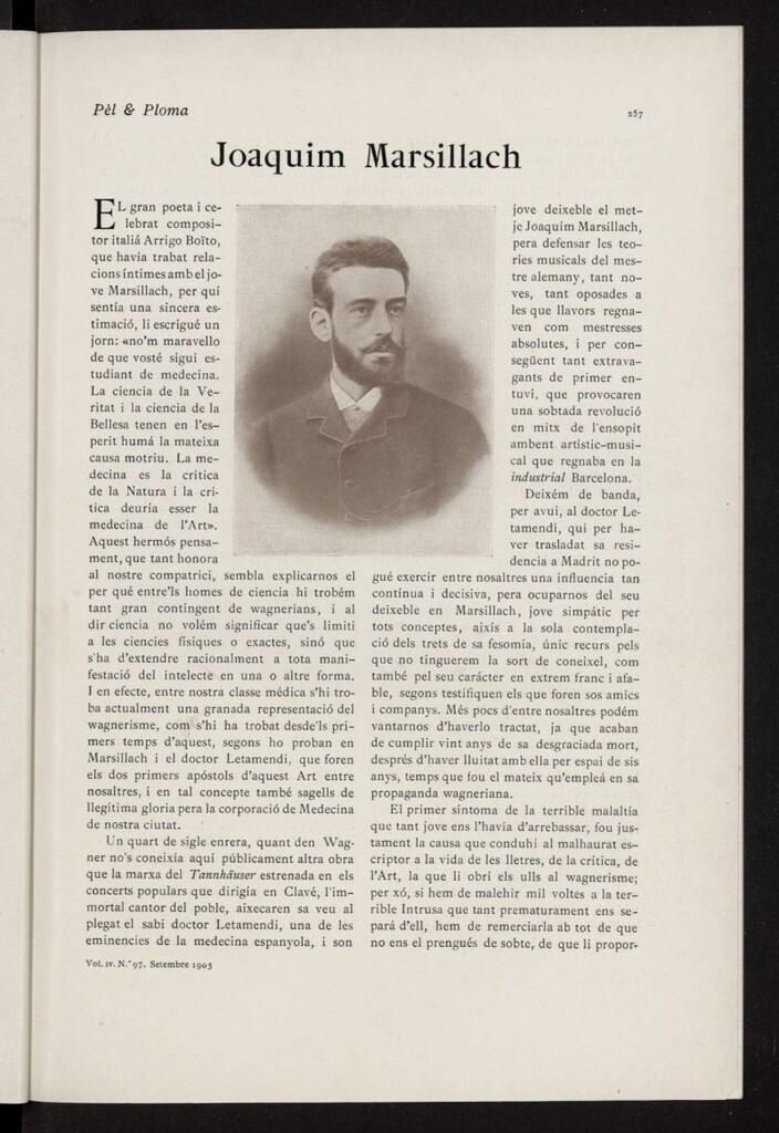 Miniatura de Pel & Ploma de septiembre de 1903, nº 97
