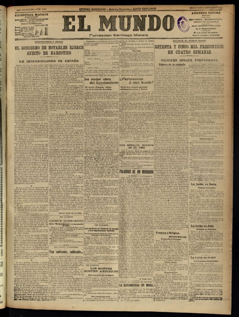 Miniatura de No me olvides: periódico de literatura y bellas artes del 23 de julio de 1837, nº 12