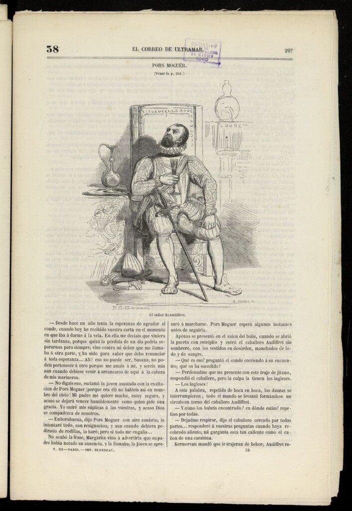 Miniatura de Museo Ilustrado: literatura, ciencias, artes, geografía, viajes, historia de [1852], nº 38