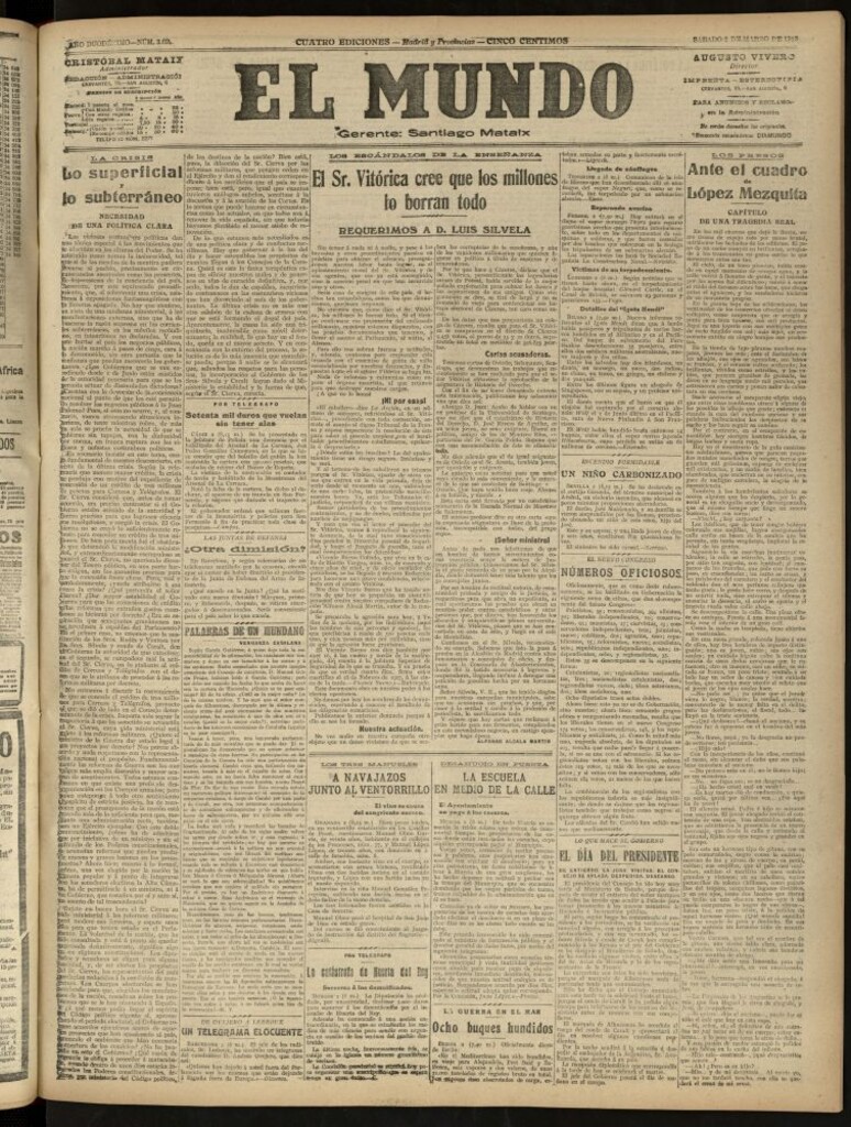 Miniatura de El Mundo del 2 de marzo de 1918 (edición de provincias)