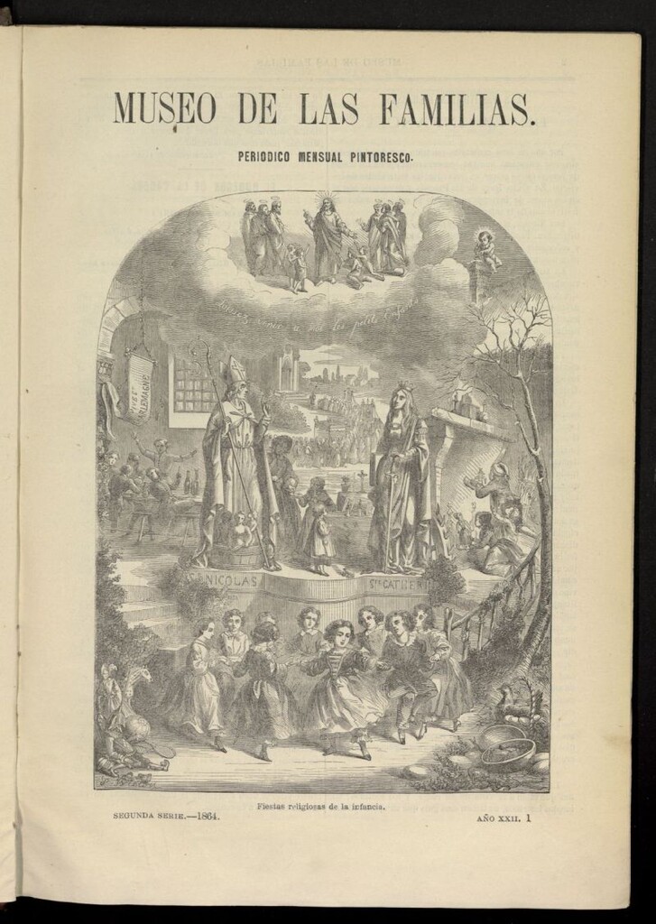 Miniatura de Museo de las familias: periódico mensual segunda serie de 1864, nº 1