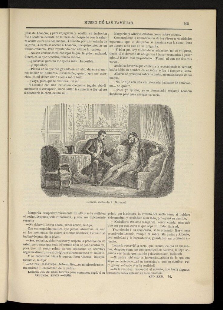 Miniatura de Museo de las familias: periódico mensual segunda serie de 1864, nº 14