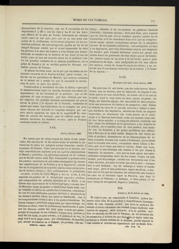 Miniatura de Museo de las familias: periódico mensual segunda serie de 1859, nº 15