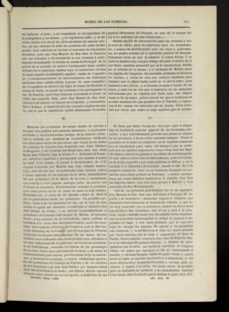 Miniatura de Museo de las familias: periódico mensual segunda serie de 1859, nº 20
