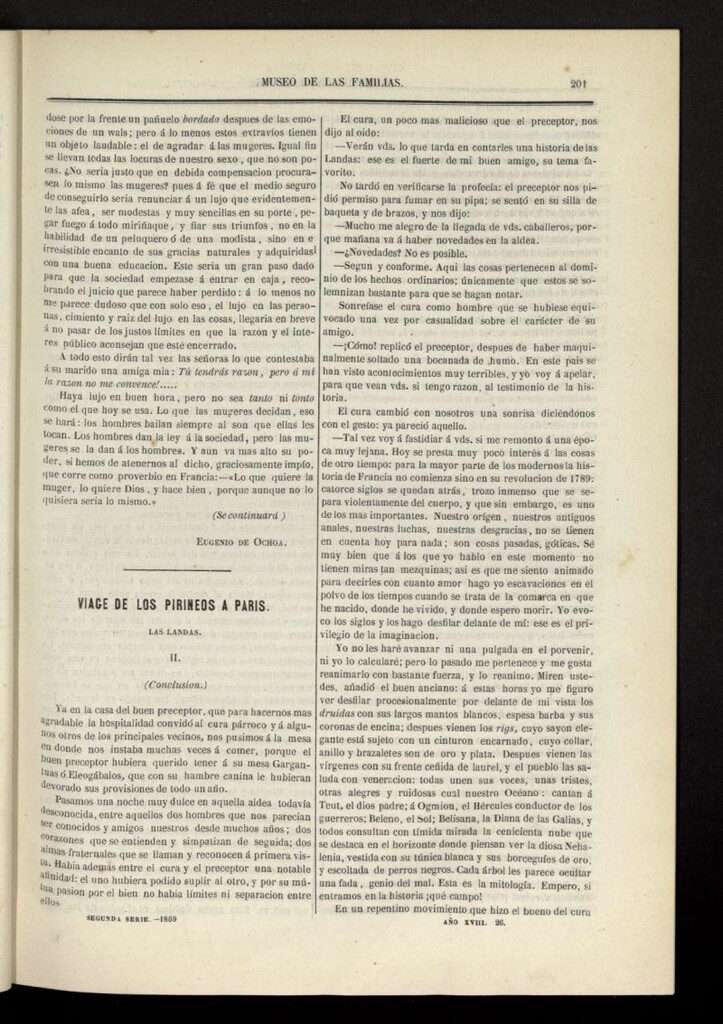 Miniatura de Museo de las familias: periódico mensual segunda serie de 1860, nº 26