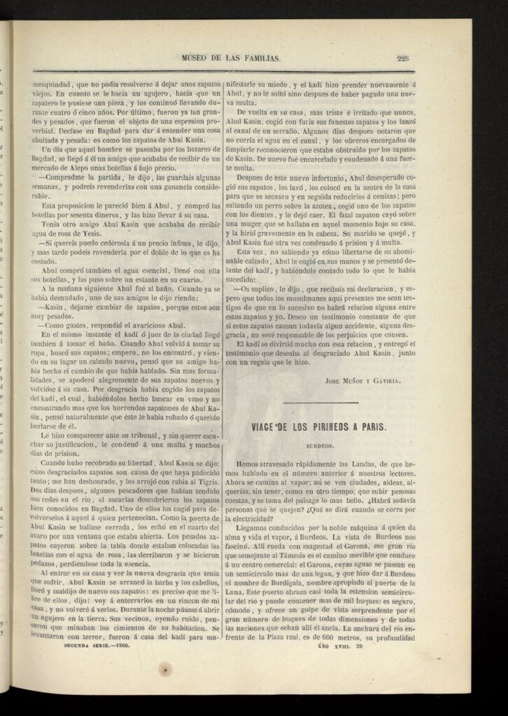 Miniatura de Museo de las familias: periódico mensual segunda serie de 1860, nº 29