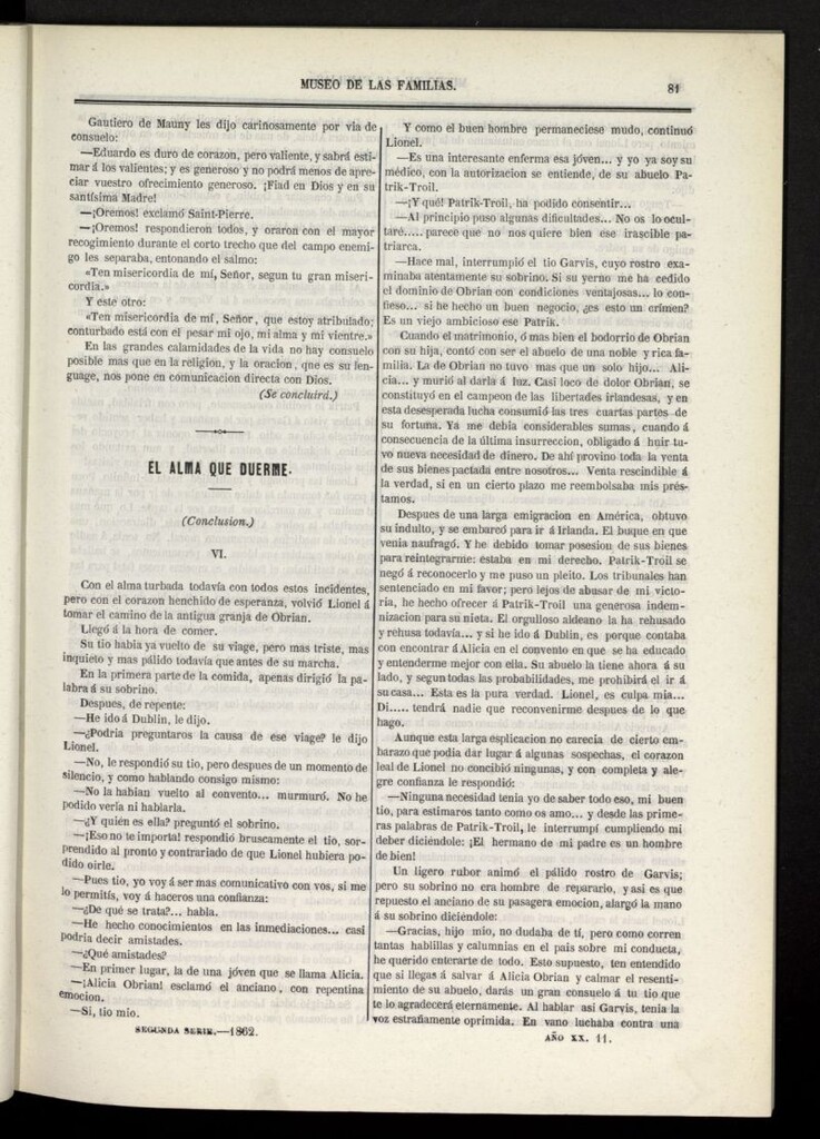 Miniatura de Museo de las familias: periódico mensual segunda serie de 1862, nº 11