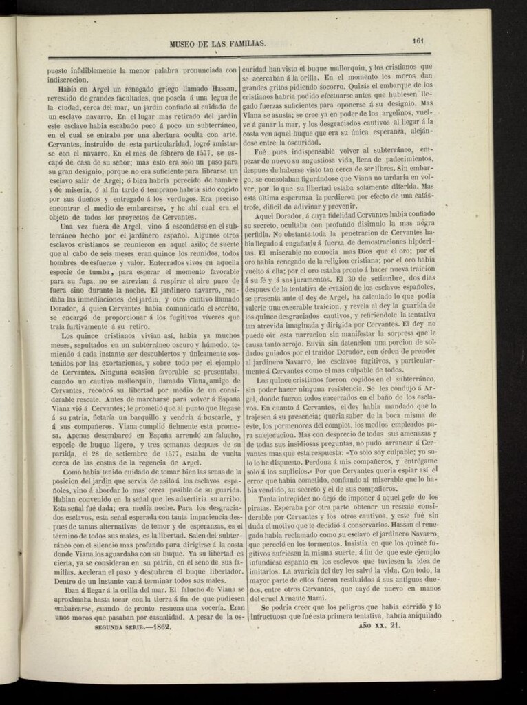 Miniatura de Museo de las familias: periódico mensual segunda serie de 1862, nº 21