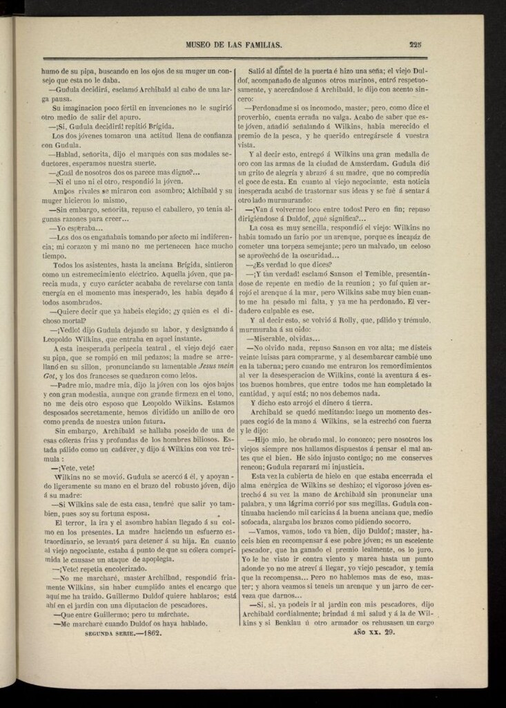 Miniatura de Museo de las familias: periódico mensual segunda serie de 1862, nº 29