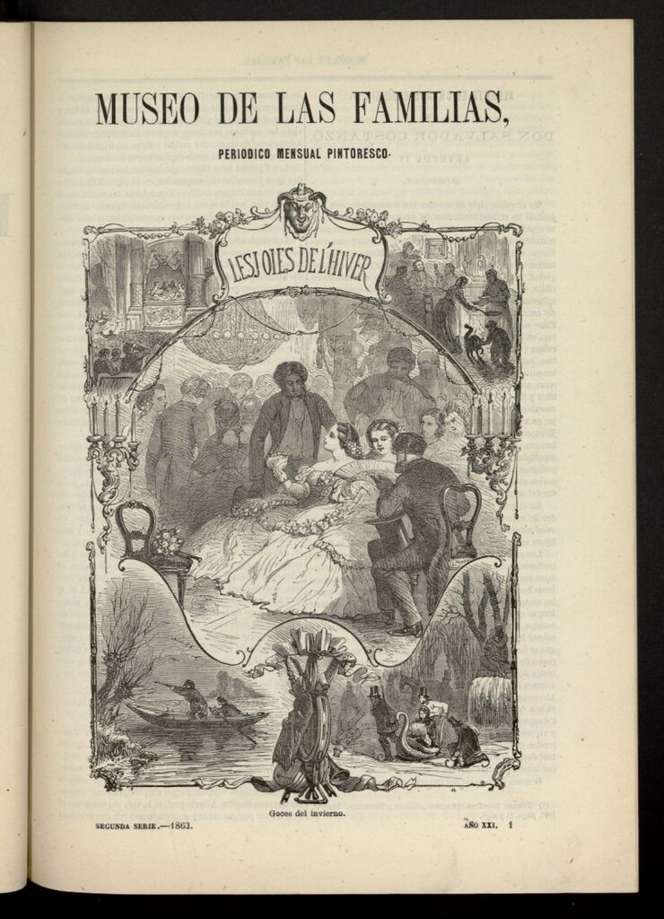 Miniatura de Museo de las familias: periódico mensual segunda serie de 1863, nº 1