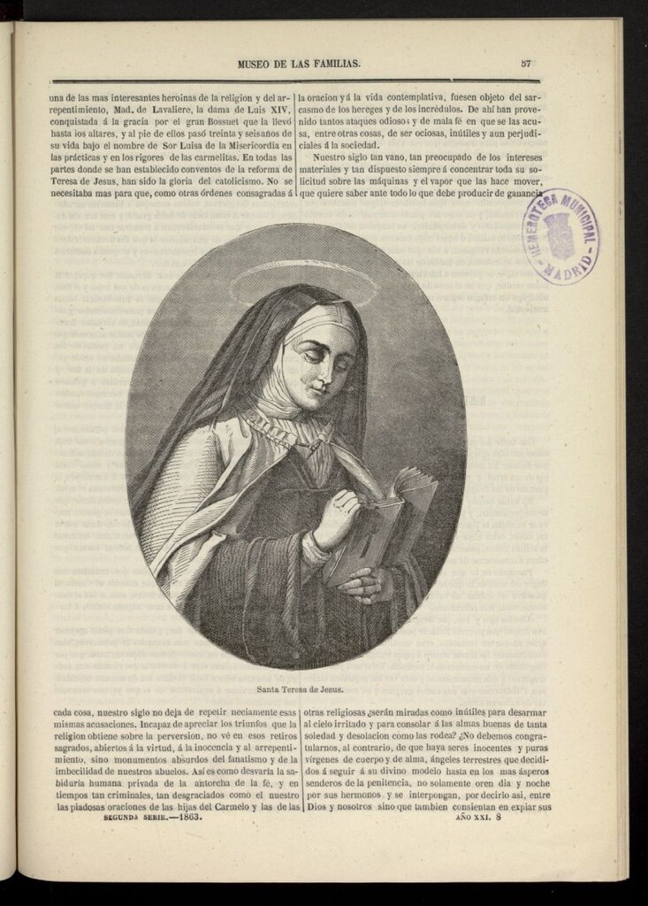 Miniatura de Museo de las familias: periódico mensual segunda serie de 1863, nº 8