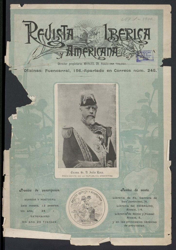 Miniatura de Revista Ibérica y Americana de 1900, nº 1