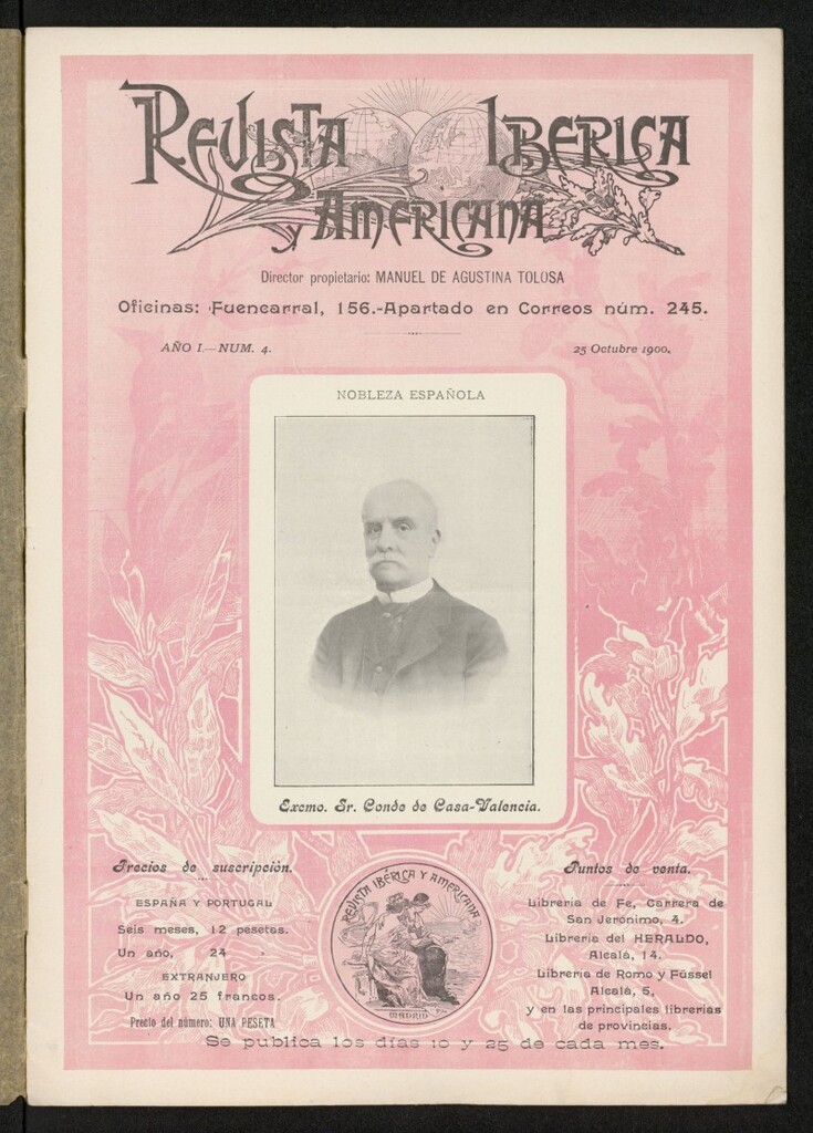 Miniatura de Revista Ibérica y Americana del 25 de octubre de 1900, nº 4