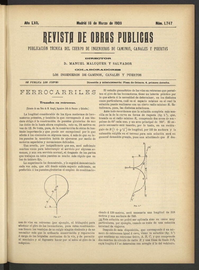 Miniatura de Revista de obras públicas del 18 de marzo de 1909