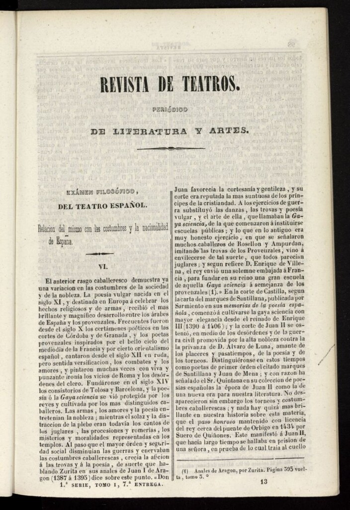 Miniatura de Revista de teatros: periodico semanal de literatura, sátira y bellas artes de 1841, 1ª serie, tomo I, 7ª entrega