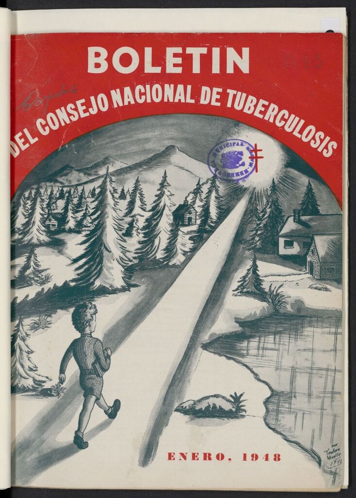 Miniatura de Boletín del Consejo Nacional de Tuberculosis de enero de 1948