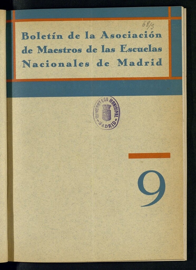 Miniatura de Boletín de la Asociación de Maestros de las Escuelas Nacionales de Madrid de febrero de 1934