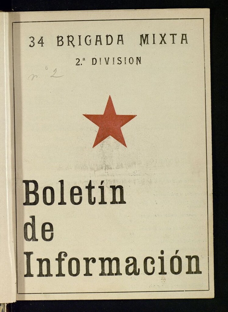 Miniatura de Boletín Mensual de la 34 Brigada Mixta, 3ª División de febrero de 1938