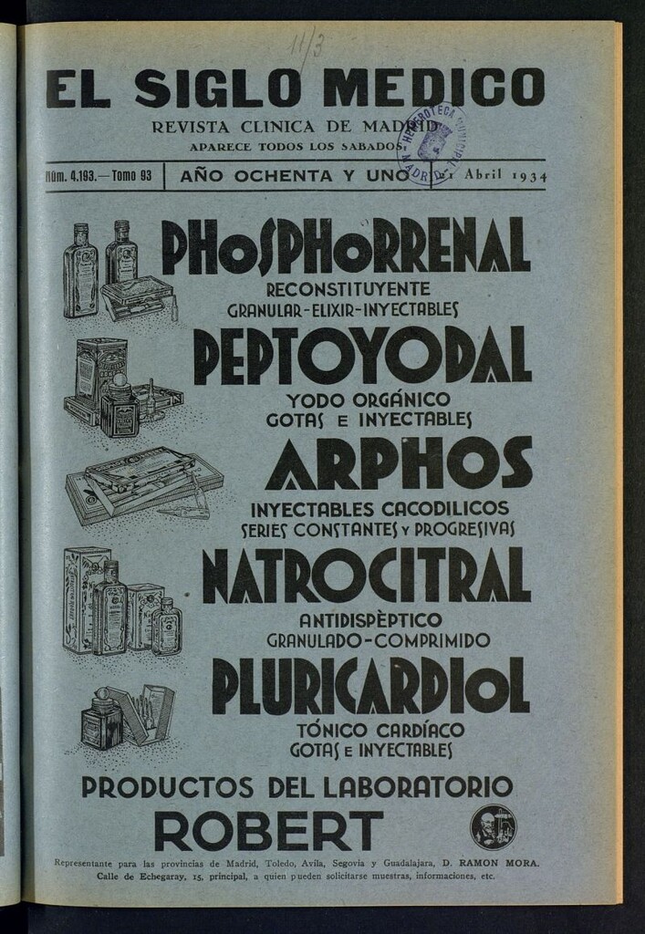 Miniatura de El Siglo médico : boletín de medicina y gaceta médica del 21 de abril de 1934
