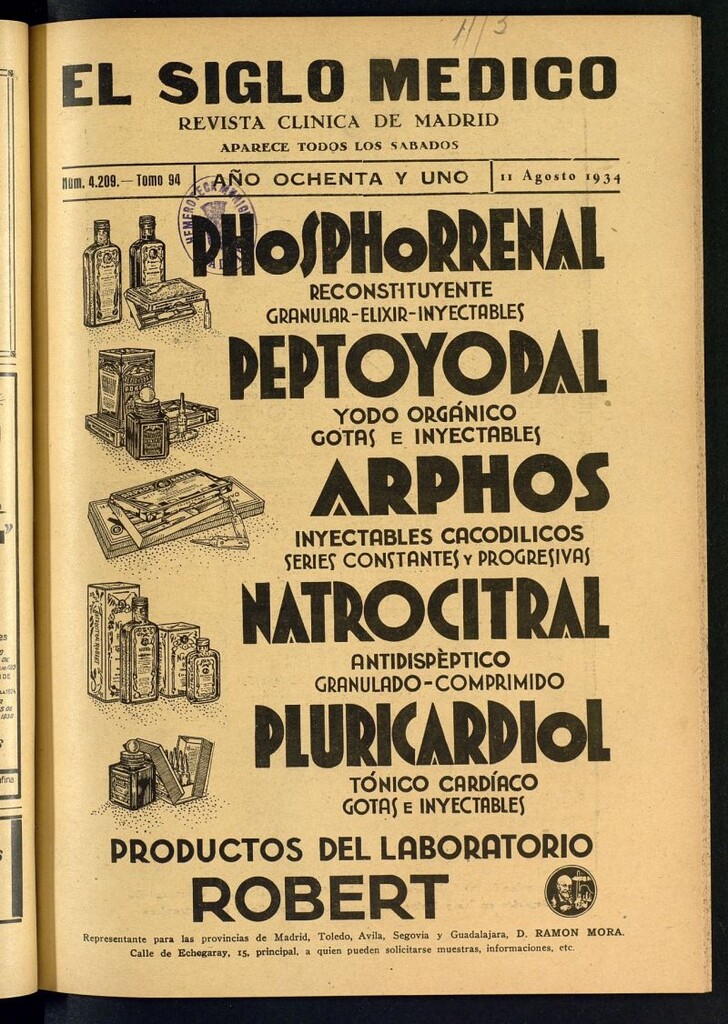 Miniatura de El Siglo médico  : boletín de medicina y gaceta médica del 11 de agosto de 1934