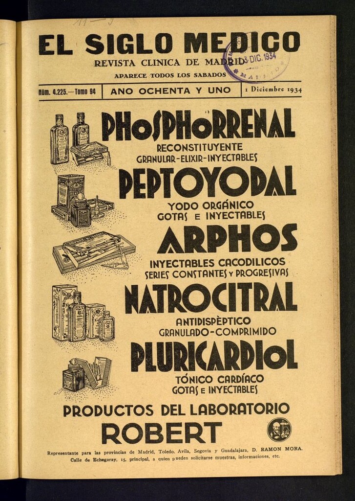 Miniatura de El Siglo médico  : boletín de medicina y gaceta médica del 1 de diciembre de 1934
