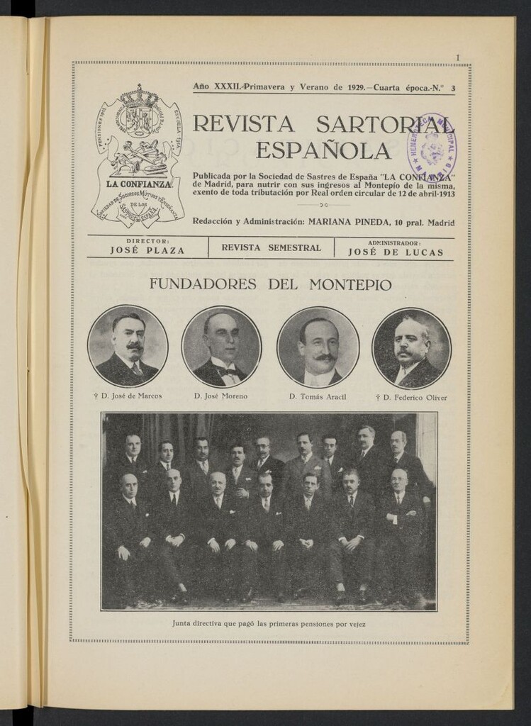 Miniatura de Revista Sartorial Española de primavera y verano de 1929, nº 3